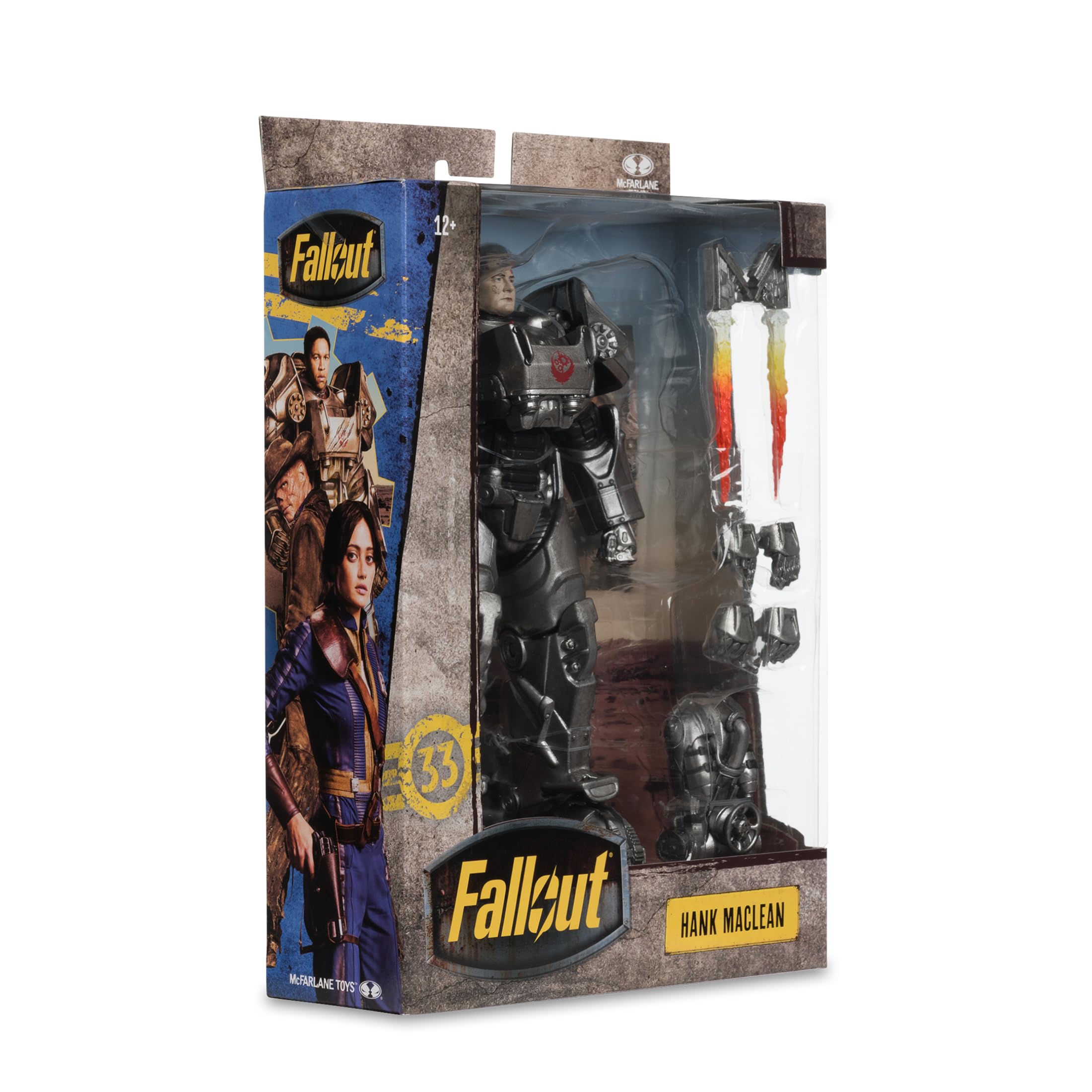 McFarlane Toys Fallout Hank MacLean figure helps build a Fallout collection.