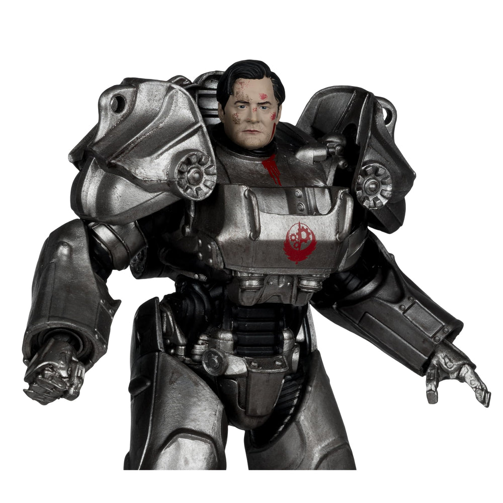 McFarlane Toys Fallout Hank MacLean forearm jets with effects add dramatic flair.