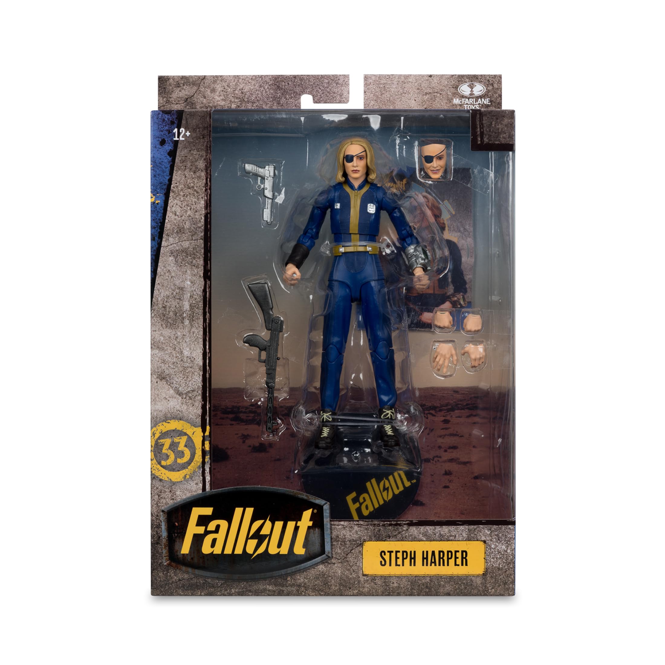 McFarlane Toys Fallout Steph Harper 7in Season 2 look accuracy and styling