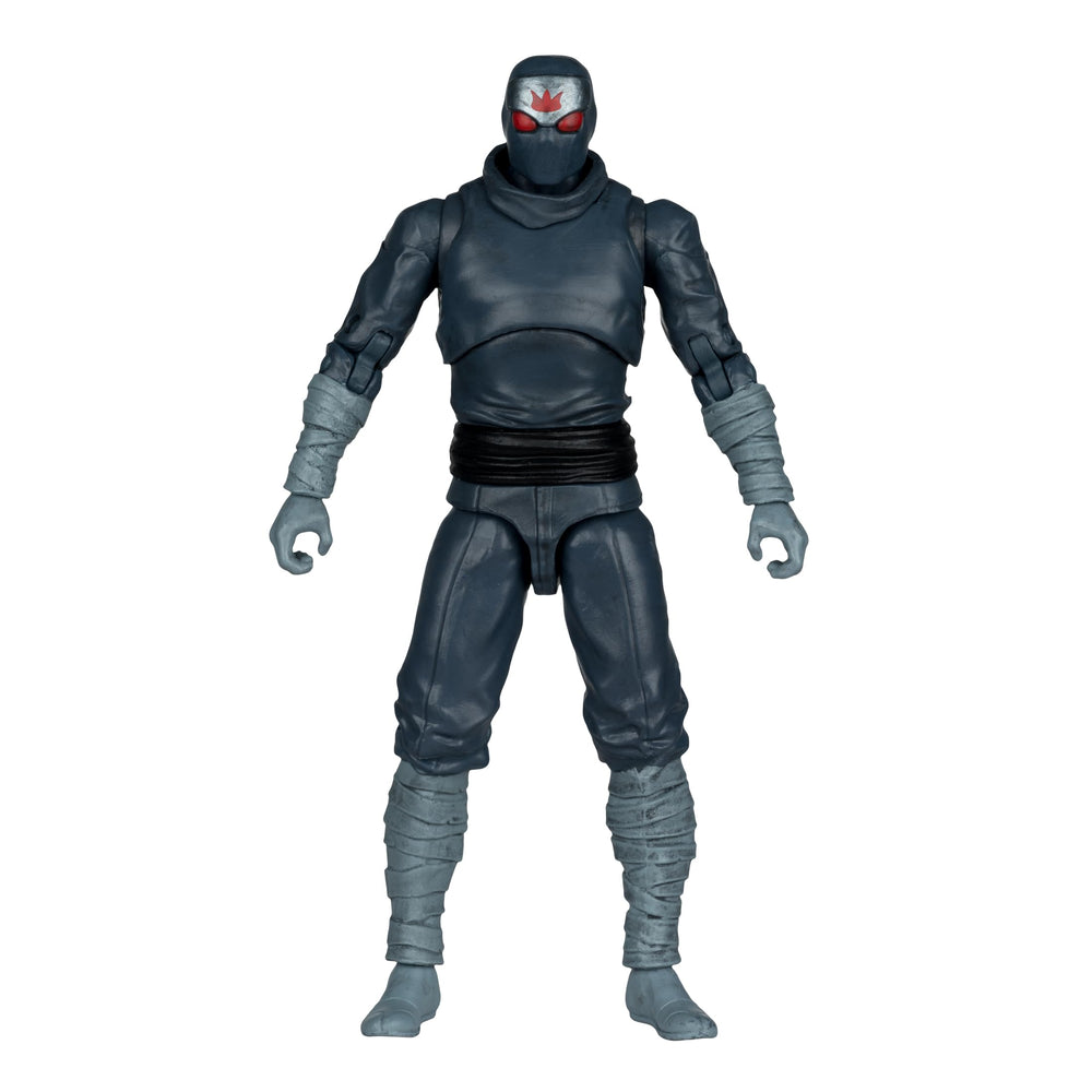 McFarlane Toys Foot Soldier 5in blister packaging with TMNT styling.