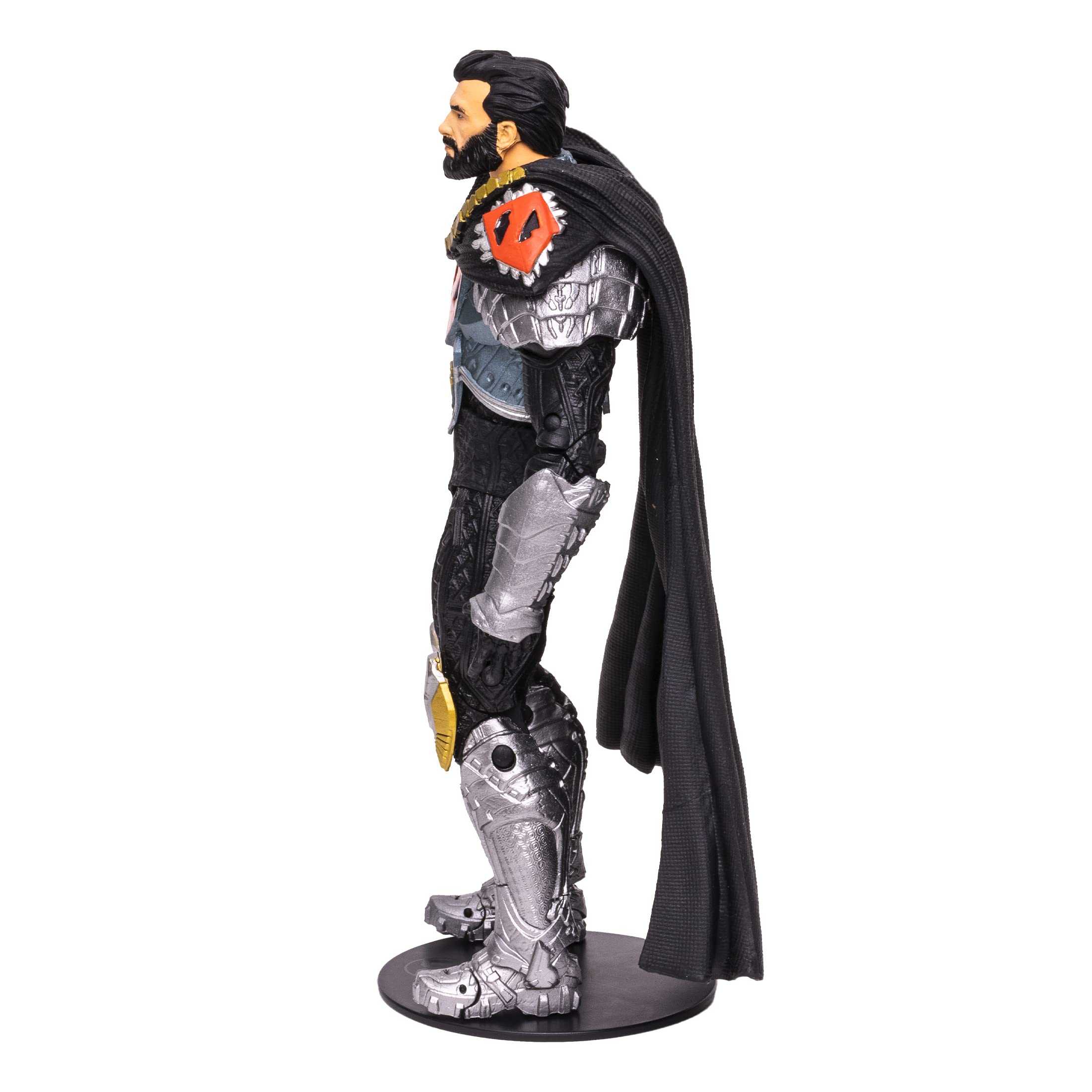 McFarlane Toys General Zod art card front features photography for reference.