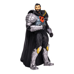 McFarlane Toys General Zod front view showcases detailed sculpt for display.