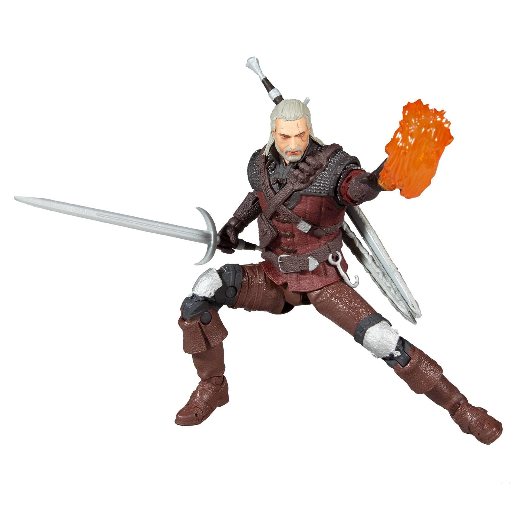 McFarlane Toys Geralt steel sword and sheath offer authentic weapon setup