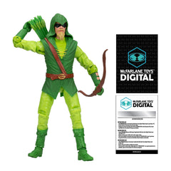 McFarlane Toys Green Arrow longbow hunter 7in figure with display-ready detail.