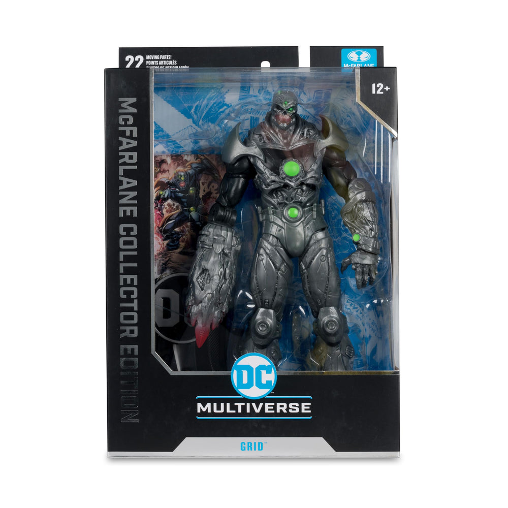 McFarlane Toys Grid prosthetic-inspired sculpt for mechanical aesthetic