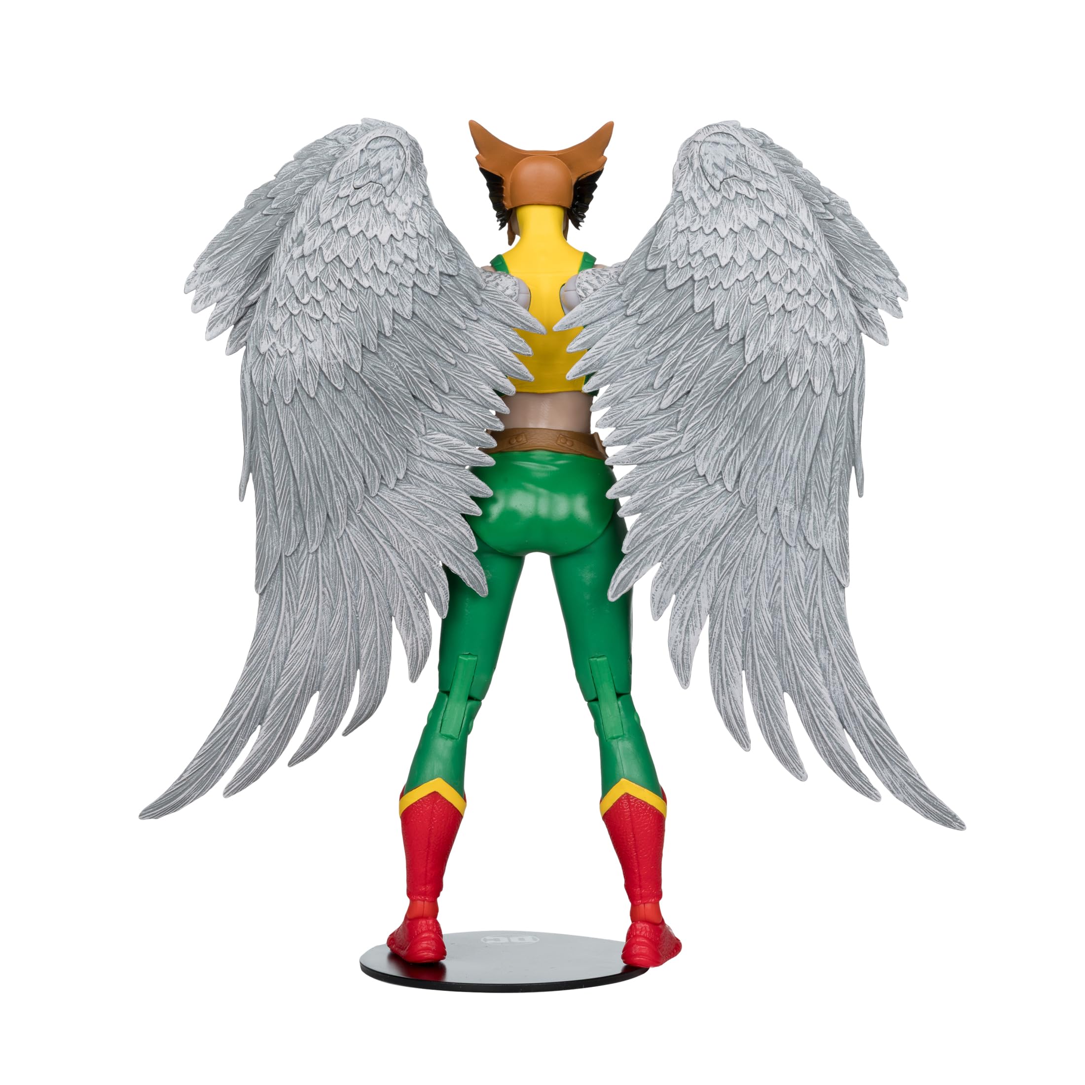 McFarlane Toys Hawkgirl art card includes character bio for collectors