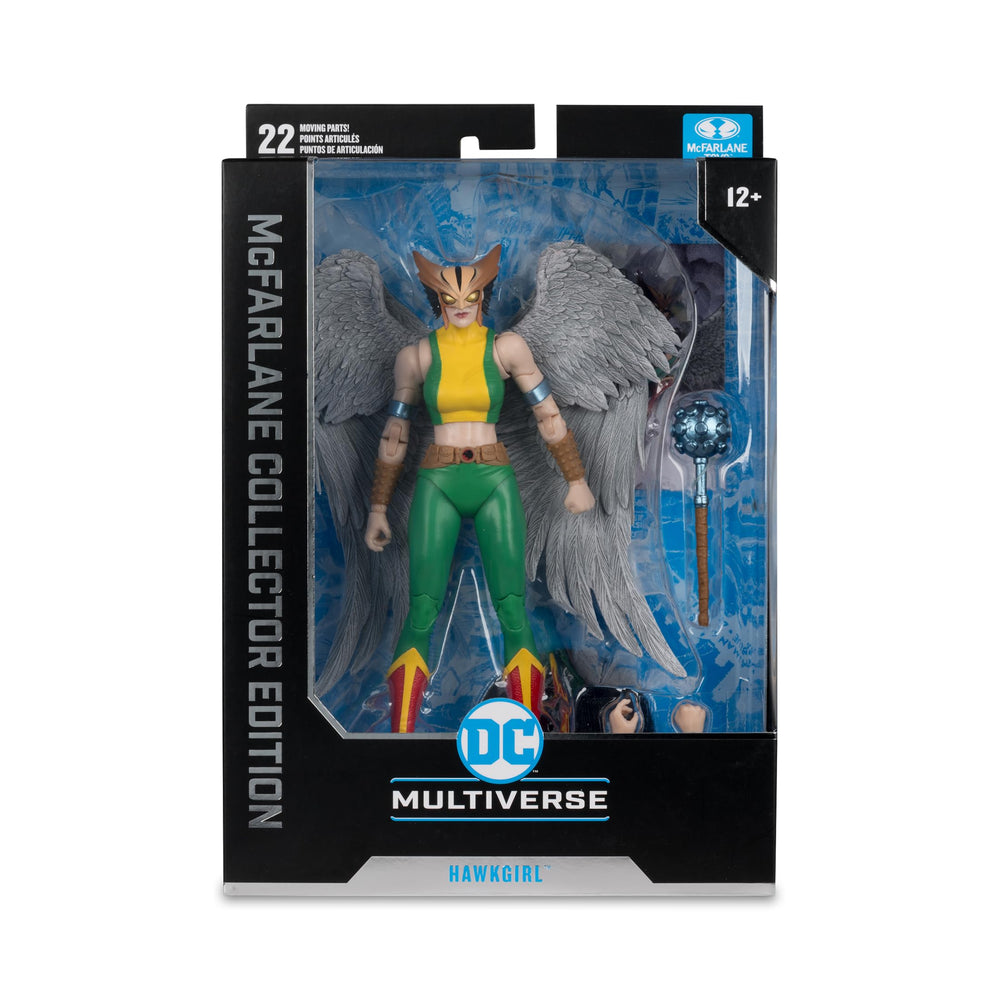 McFarlane Toys Hawkgirl packaging front and back art details