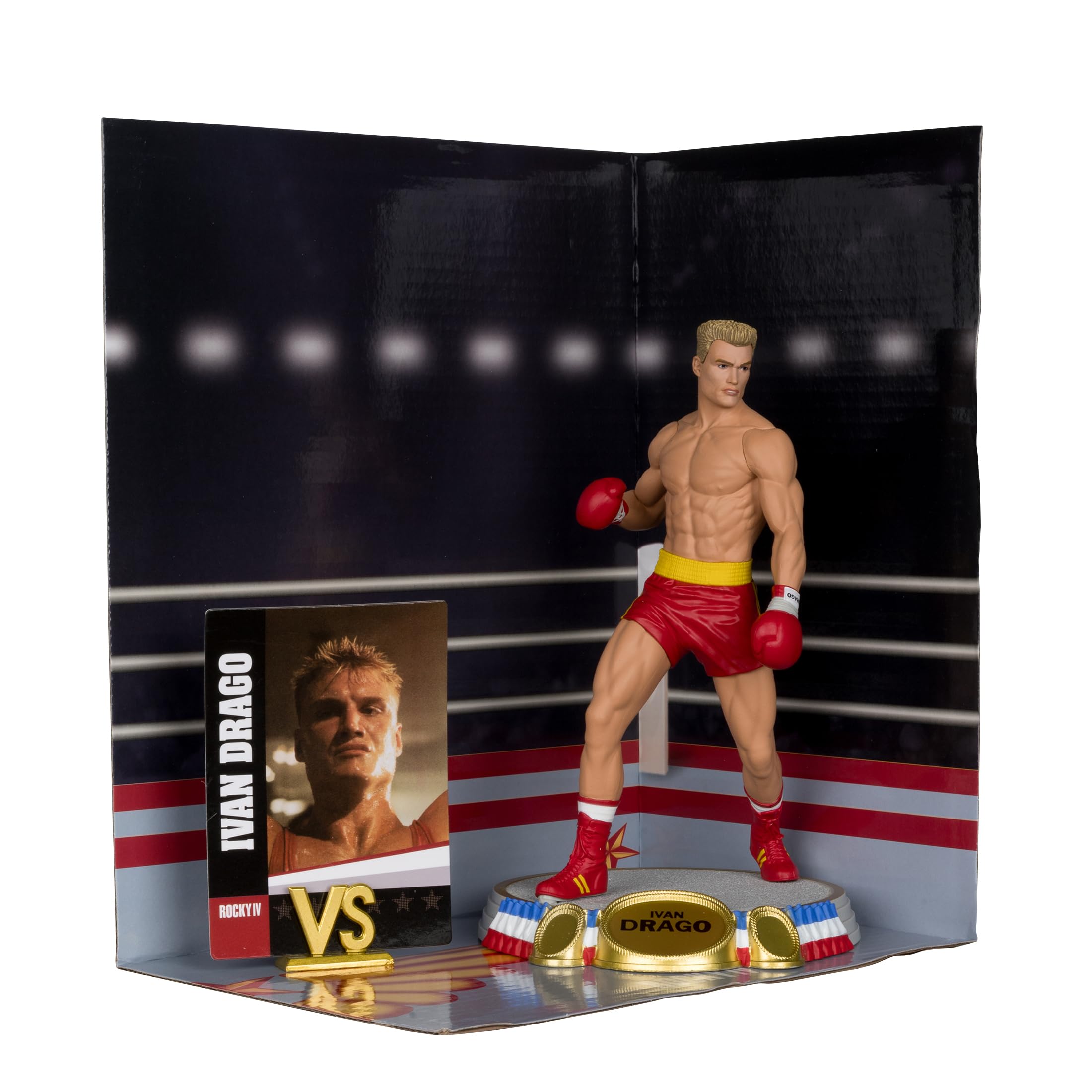 McFarlane Toys Ivan Drago 6in figure on display ready pose
