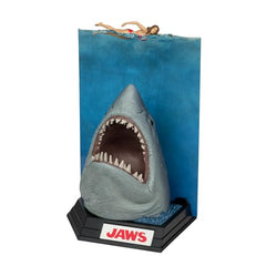 McFarlane Toys Jaws 50th Anniversary 6in figure with printed backdrop, perfect for shelves