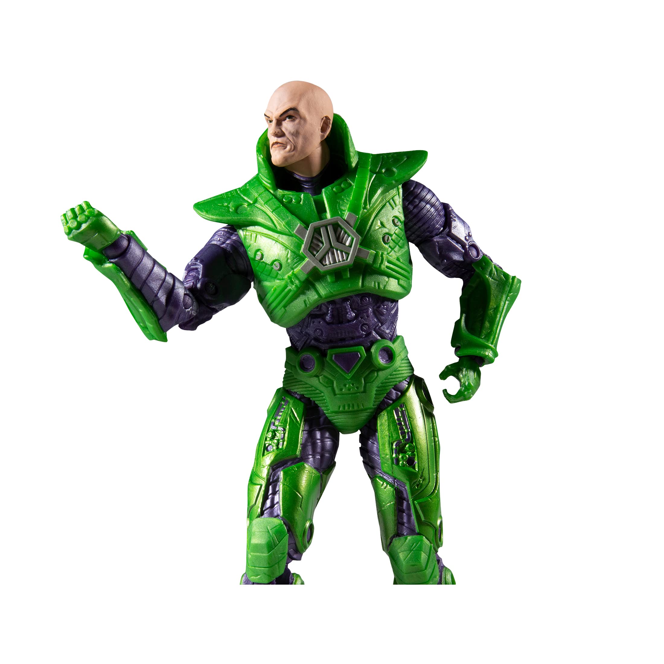 Lex Luthor art card back with character biography