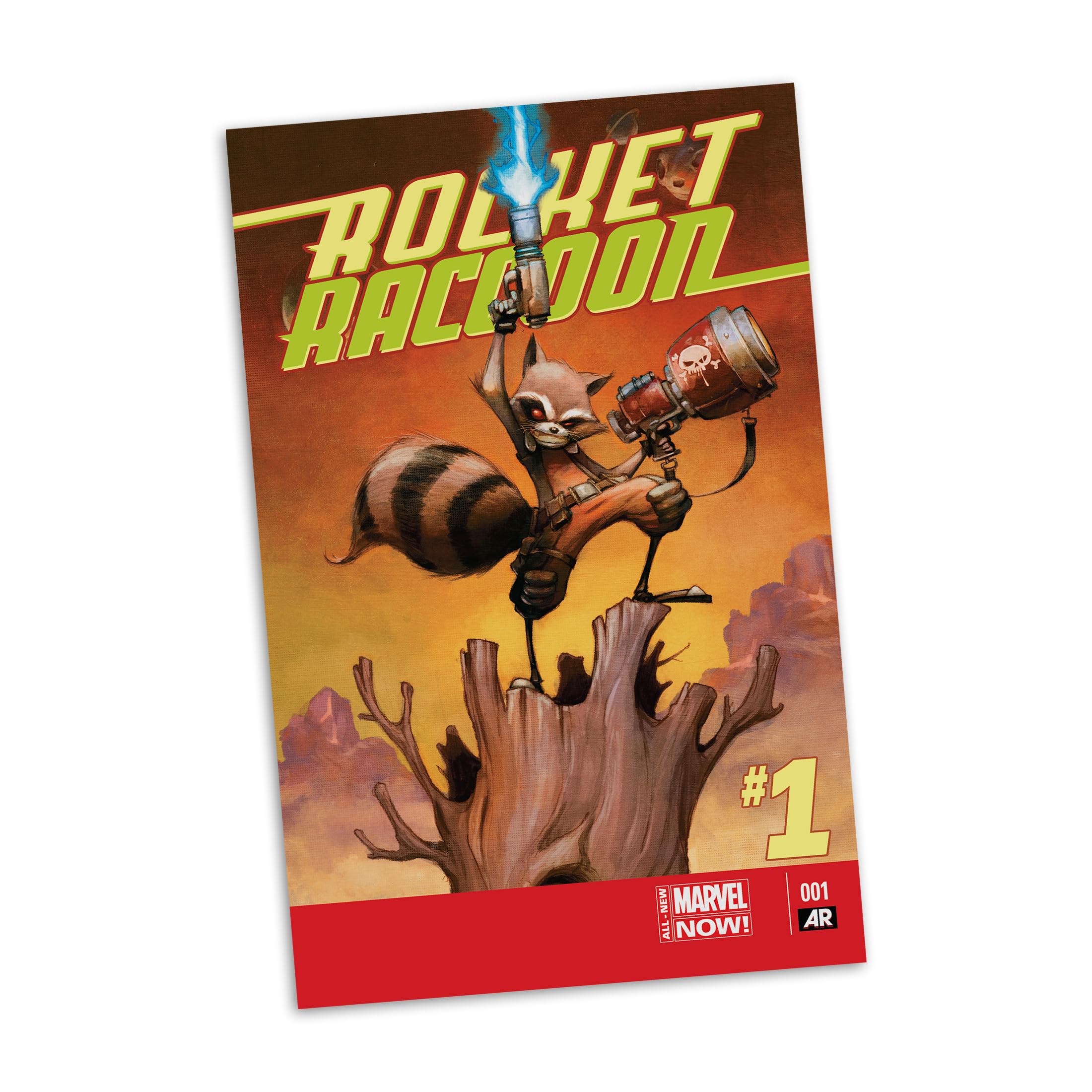 McFarlane Toys Marvel Rocket Raccoon 1:6 packaging front showcases premium collectible.