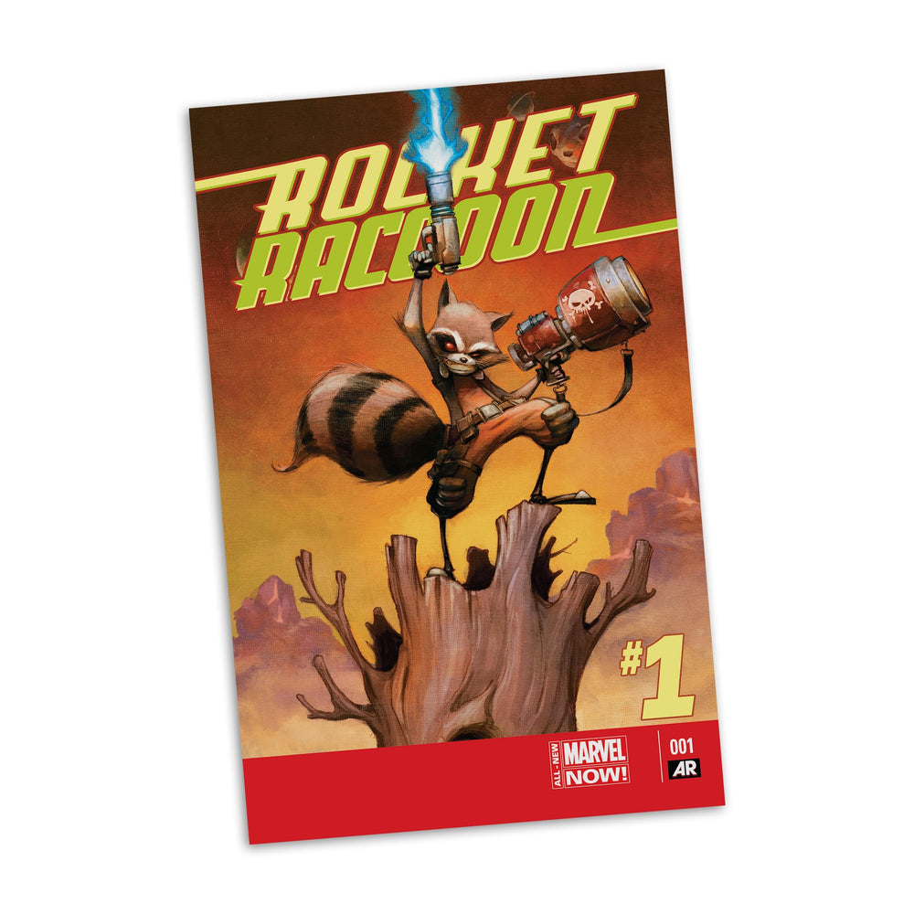 McFarlane Toys Marvel Rocket Raccoon 1:6 packaging front showcases premium collectible.