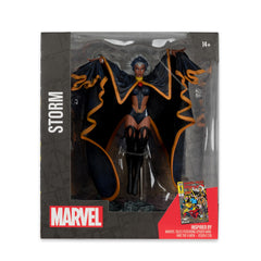 McFarlane Toys Marvel Storm Nest survivors battle scene detail.
