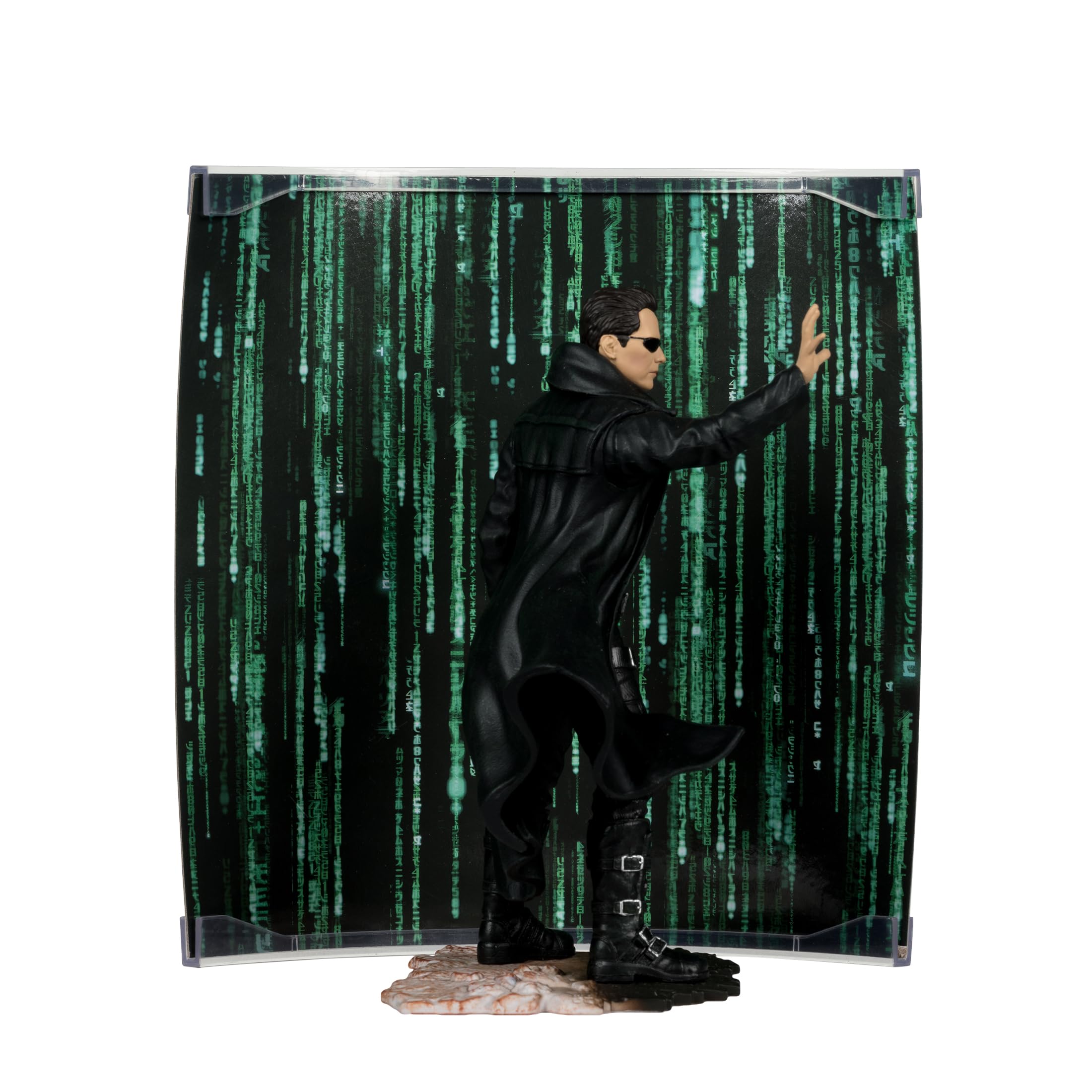 Smart packaging display helps showcase the figure effectively