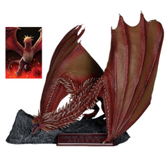 McFarlane Toys Meleys dragon wings extended for dramatic shelf presence