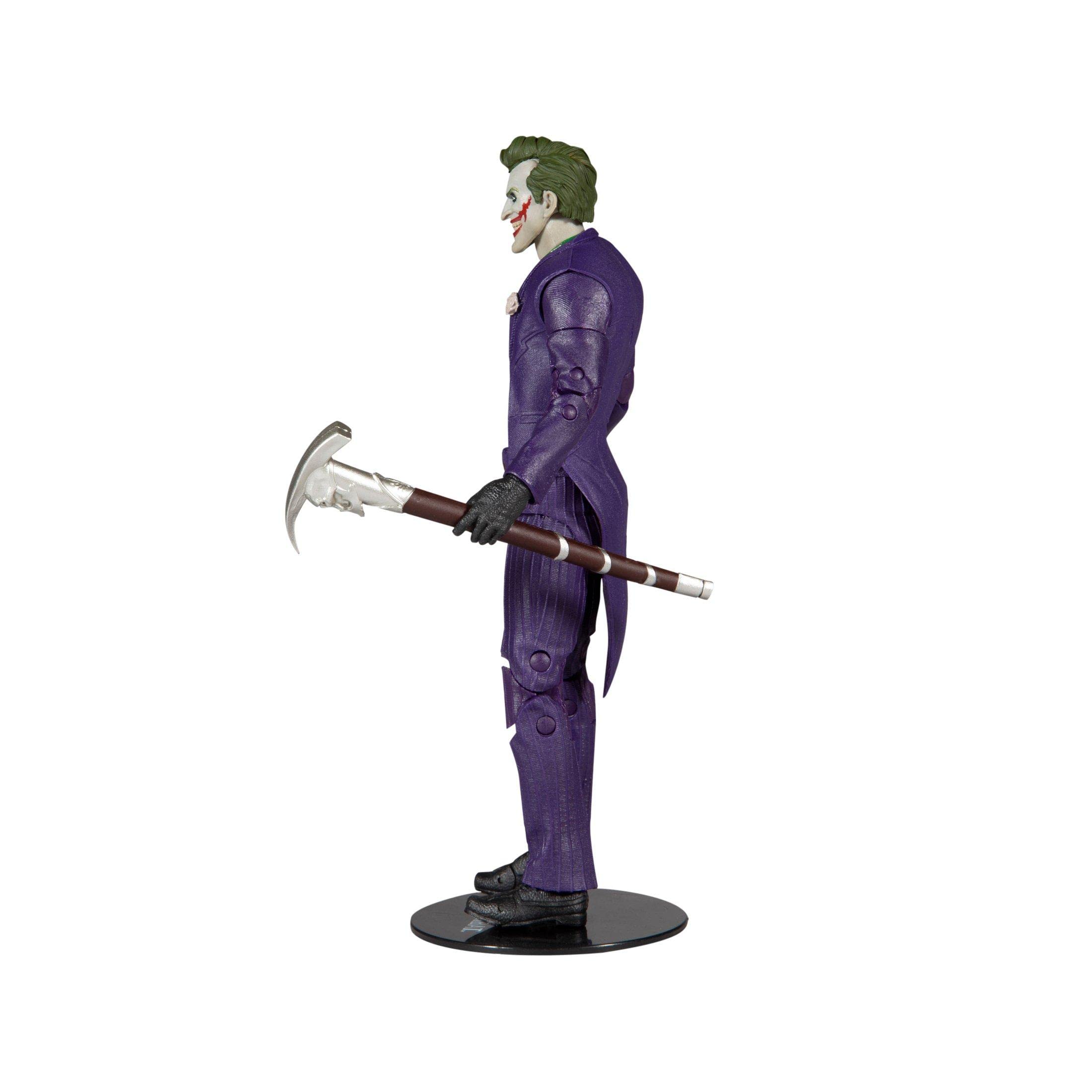 McFarlane Toys Joker 7-inch figure accessories showcase knife and cane with stable posing