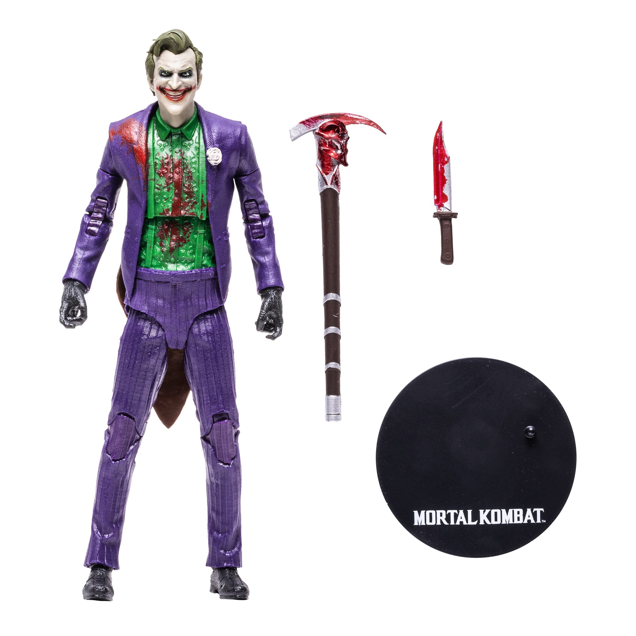 McFarlane Toys Mortal Kombat Joker Bloody base stand for stable display