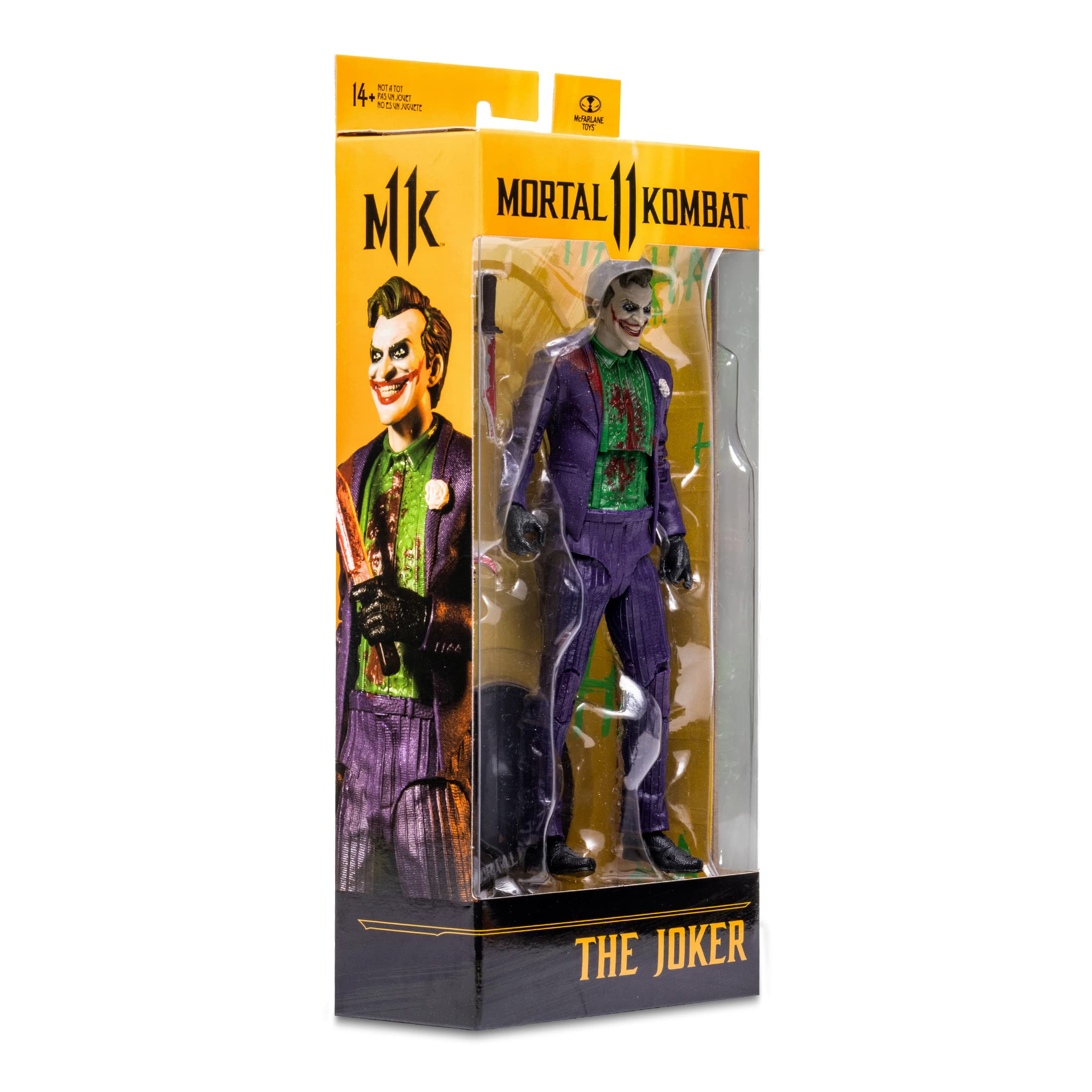 McFarlane Toys Mortal Kombat Joker Bloody dynamic pose-ready figure