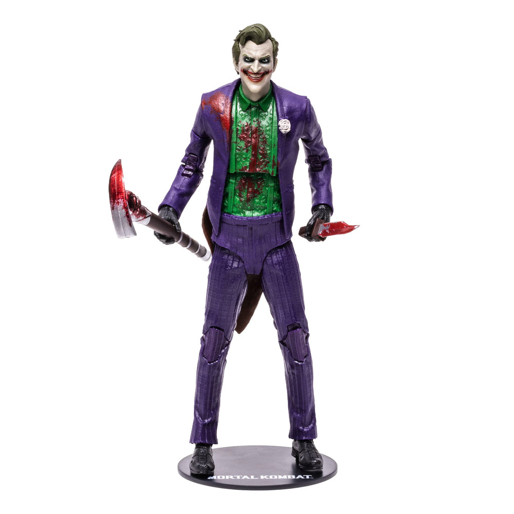 McFarlane Toys Mortal Kombat Joker Bloody front view for display and pose options