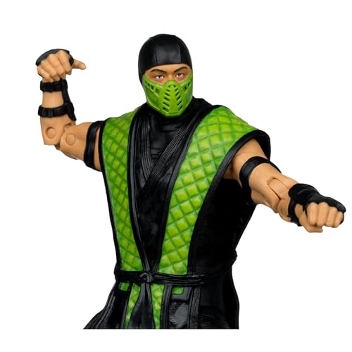 McFarlane Toys Mortal Kombat Klassic Reptile 7in includes alternate hands for versatility