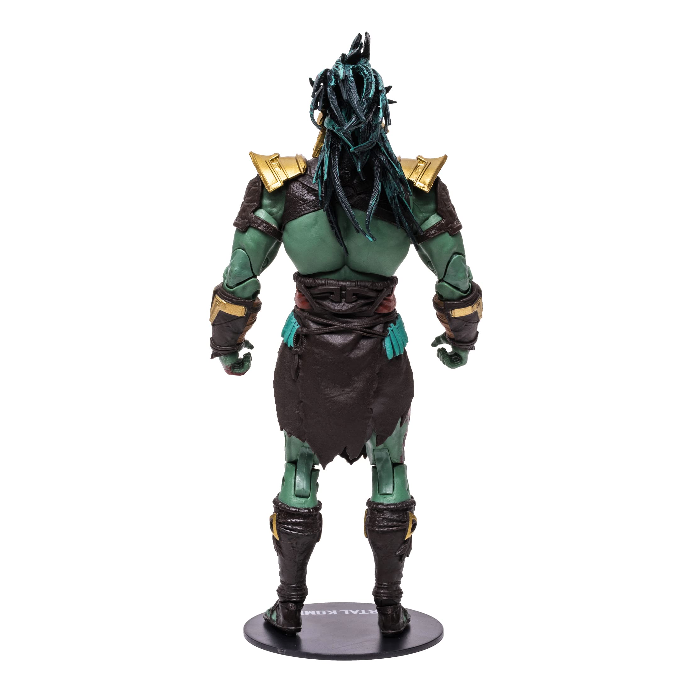 McFarlane Toys Kotal Kahn base supports stable stand for diorama setups.