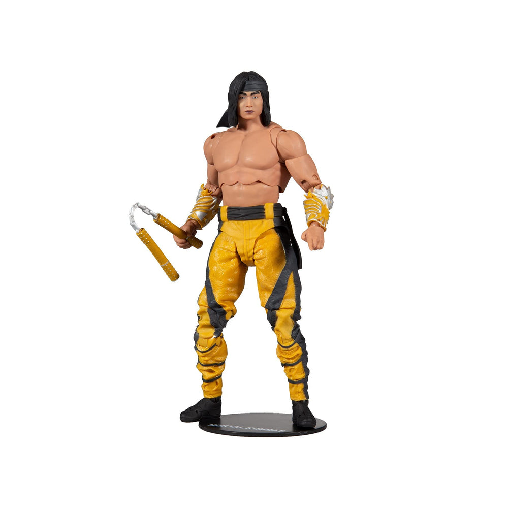 McFarlane Toys Liu Kang figure front view for dynamic display and pose variety.