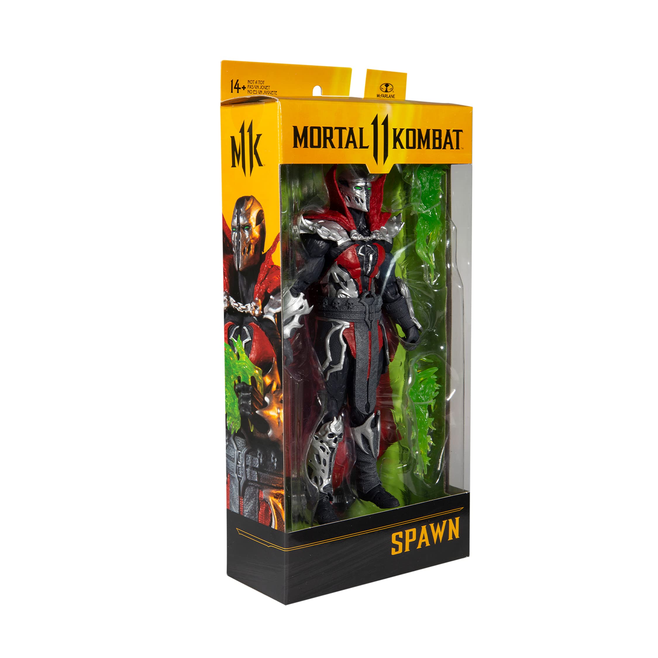 McFarlane Toys Malefik Spawn detailed textures and costume design