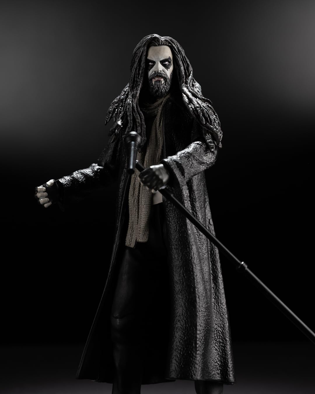 McFarlane Toys Music Maniacs Metal Rob Zombie front view with detailed likeness
