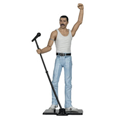 McFarlane Toys Music Maniacs Rock Freddie Mercury figure front view for display