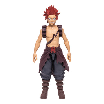 McFarlane Toys Eijiro Kirishima in hero outfit, display-ready figure for My Hero Academia fans.