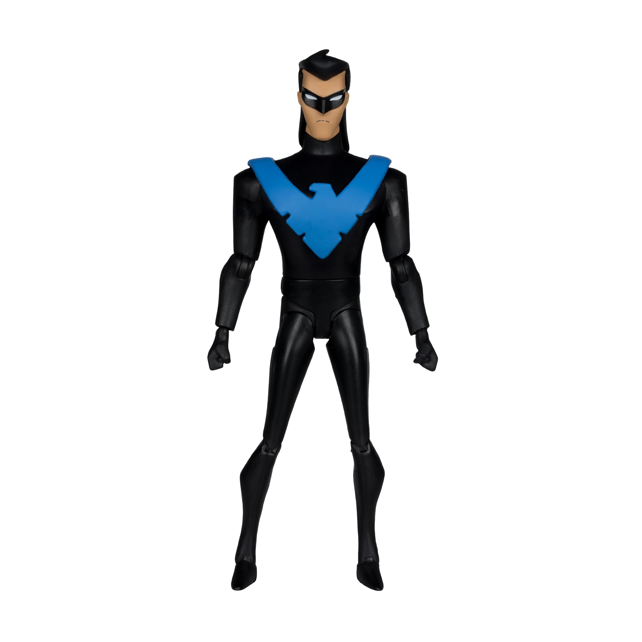 McFarlane Toys Nightwing 6in base keeps your display steady for easy posing.