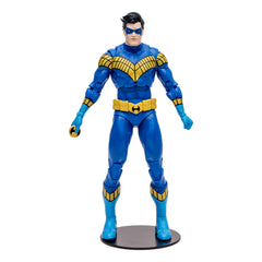 Nightwing art card with character art for a collectible touch.