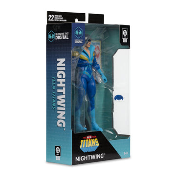 Nightwing poseable action figure ready for dynamic shelving