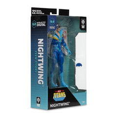 Nightwing poseable action figure ready for dynamic shelving