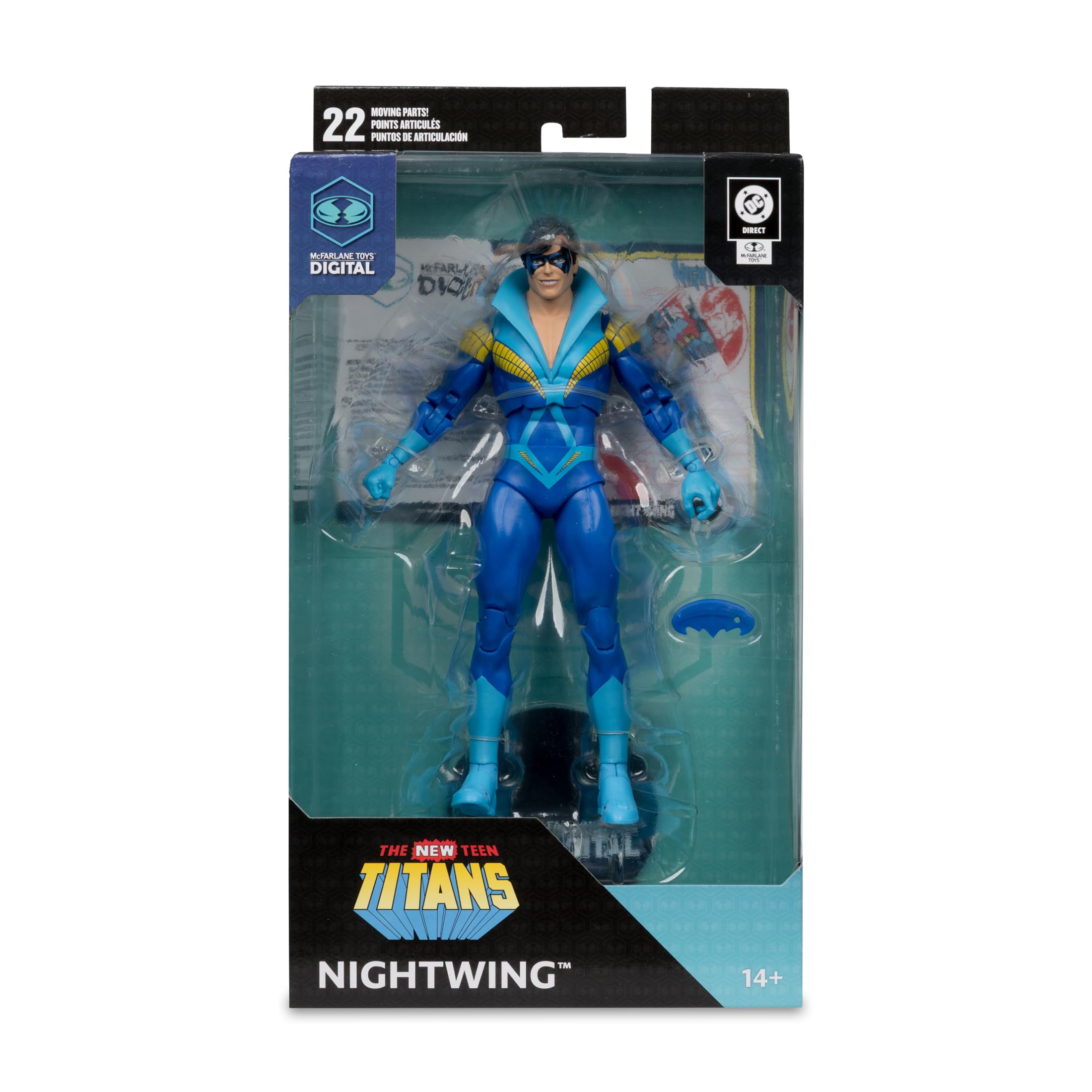Nightwing inspired by Titans era with Titans Tower vibe for display