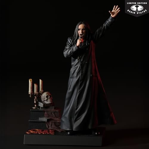 Ozzy Osbourne resin statue shows detailed face for a standout collection.