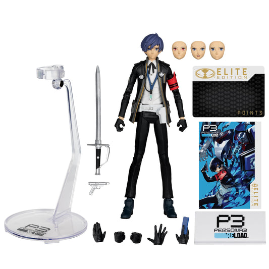 McFarlane Toys P3R Protagonist 7in deluxe figure front view for display