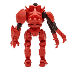 Detail view highlights three-armed silhouette and armor details.