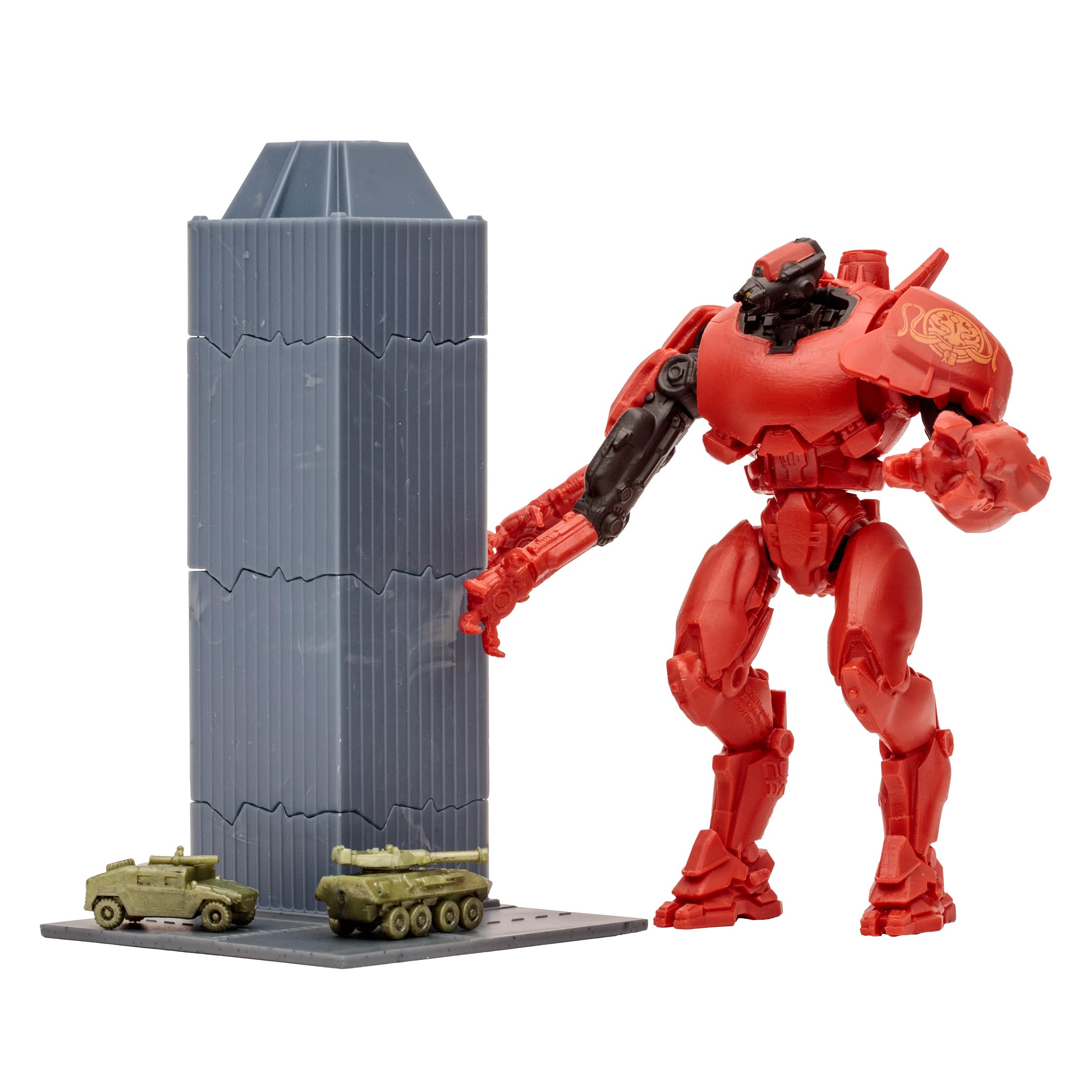 Street section accessory for urban diorama creation with Crimson Typhoon.