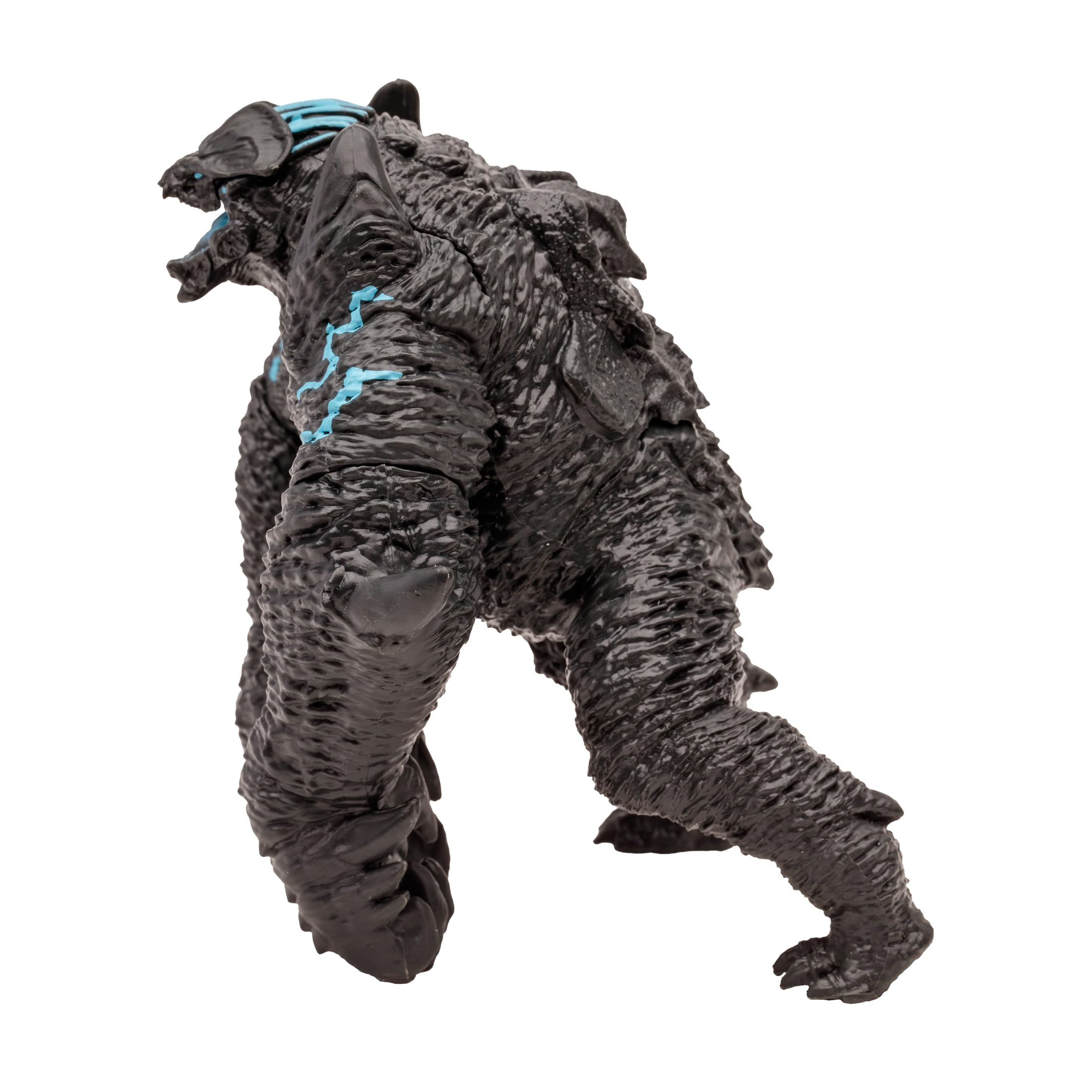 Poseable Leatherback figure enabling dynamic battle stances
