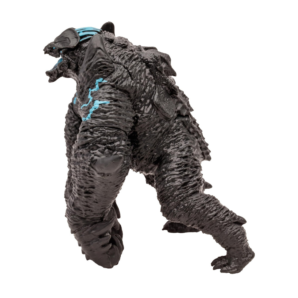 Poseable Leatherback figure enabling dynamic battle stances