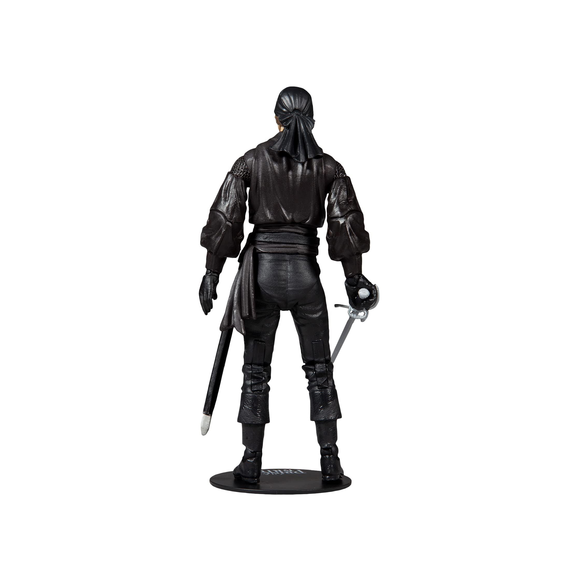 Westley with base and sword, ready to stand on shelf.
