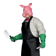 McFarlane Toys Professor Pyg soft goods apron adds realism to the lab look.