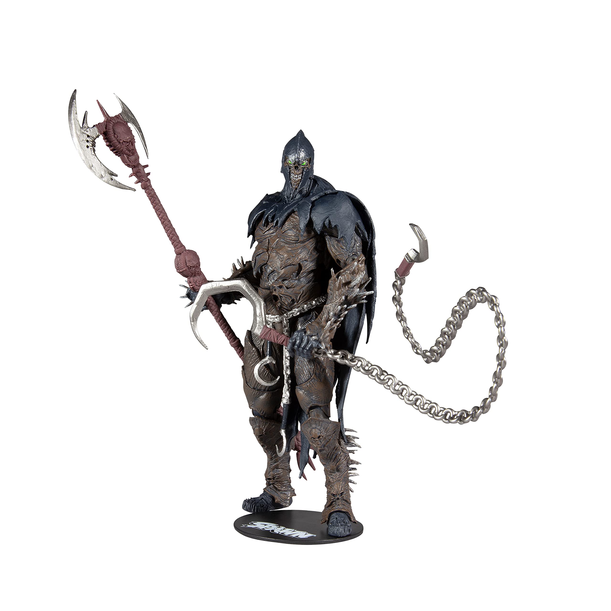 McFarlane Toys Raven Spawn 7in figure in a dynamic display pose for collectors