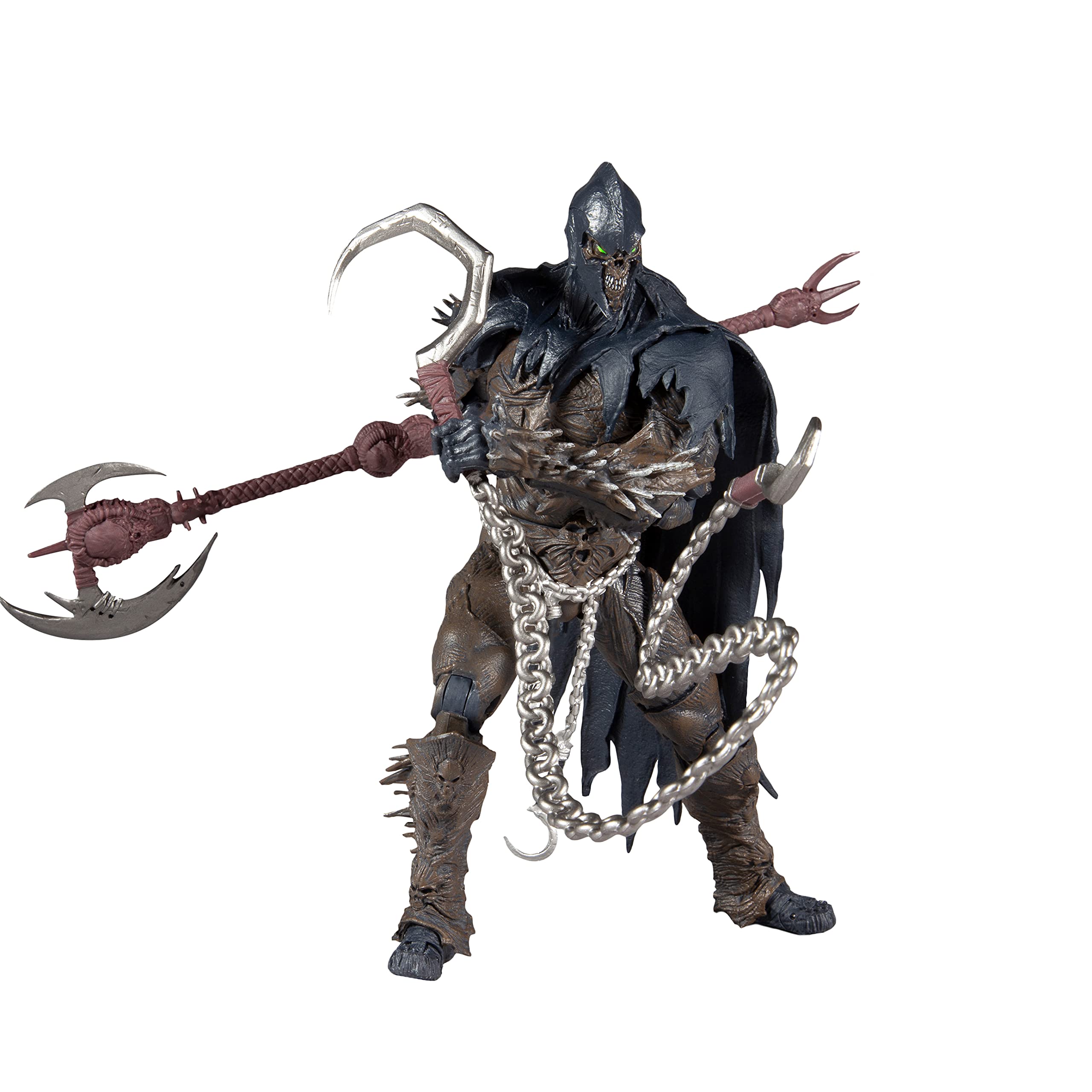 Raven Spawn figure with axe for dramatic action display by McFarlane Toys