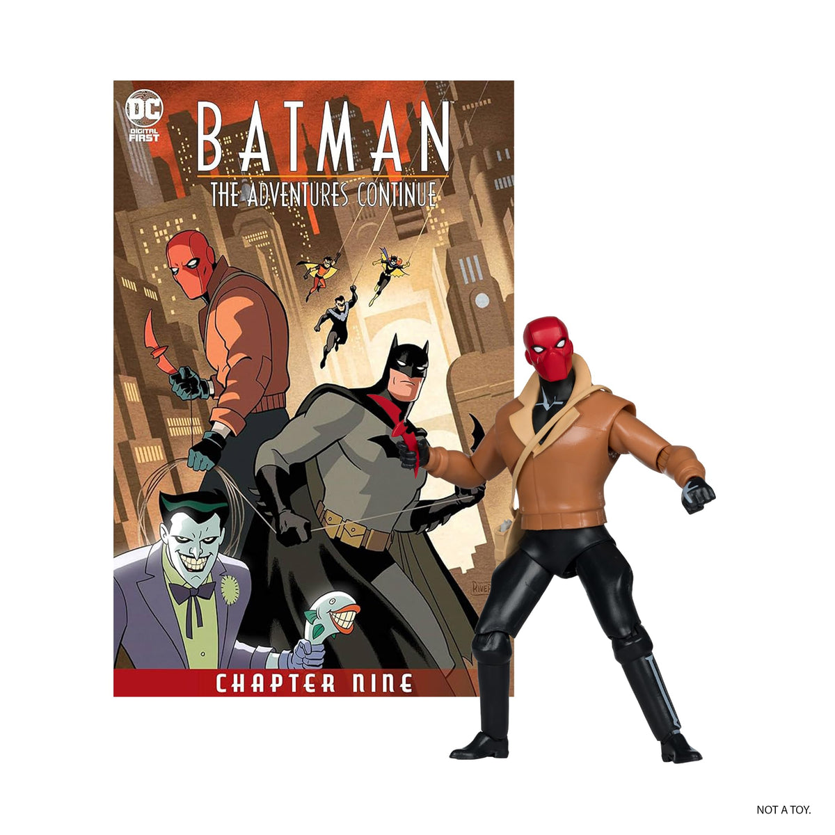 McFarlane Toys Red Hood battle pose for dynamic display and photography.
