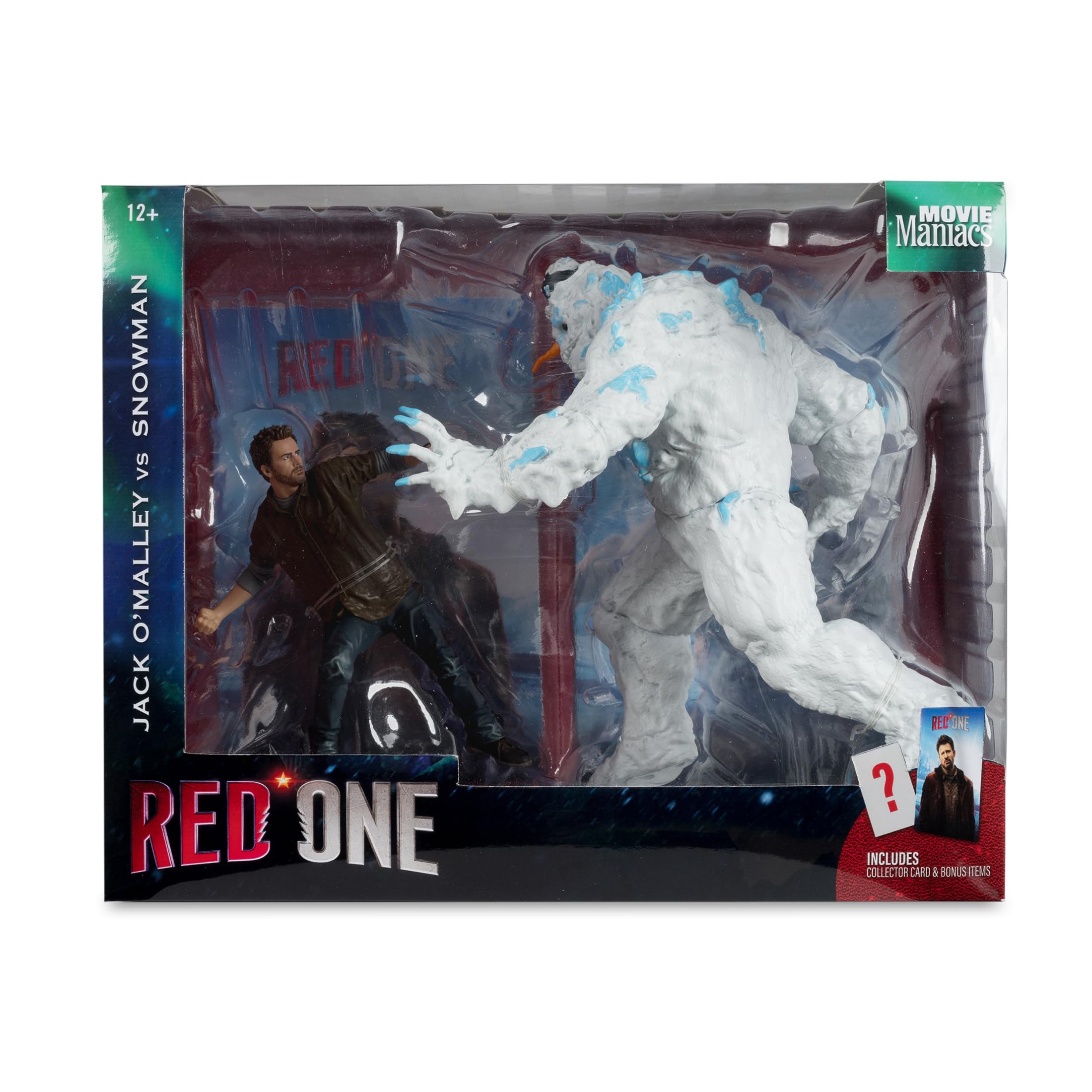 McFarlane Toys Red One Jack O'Malley vs Snowman 6in figure ready for shelf.