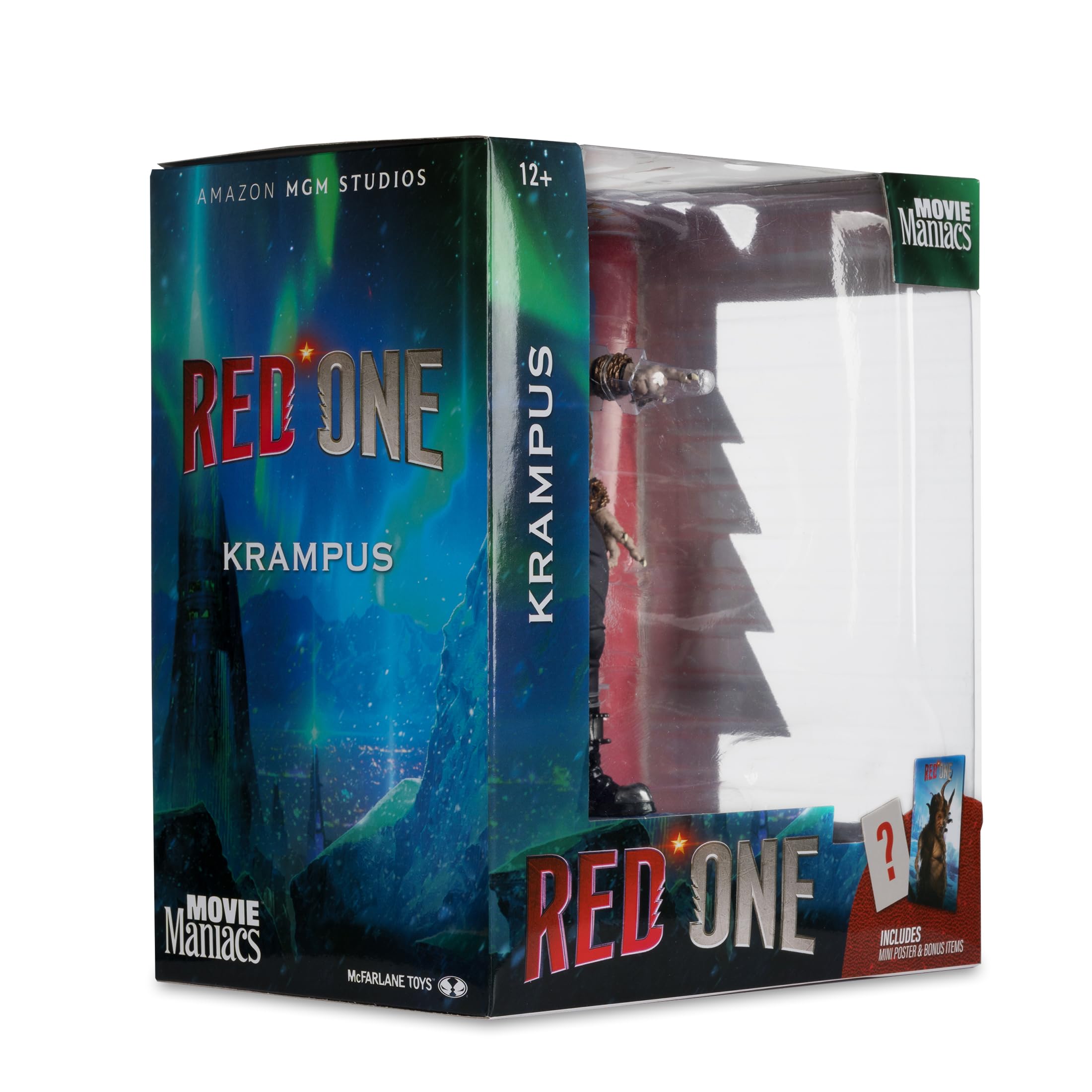 McFarlane Toys Red One Krampus 6in figure — packaging highlights limited film-themed release.