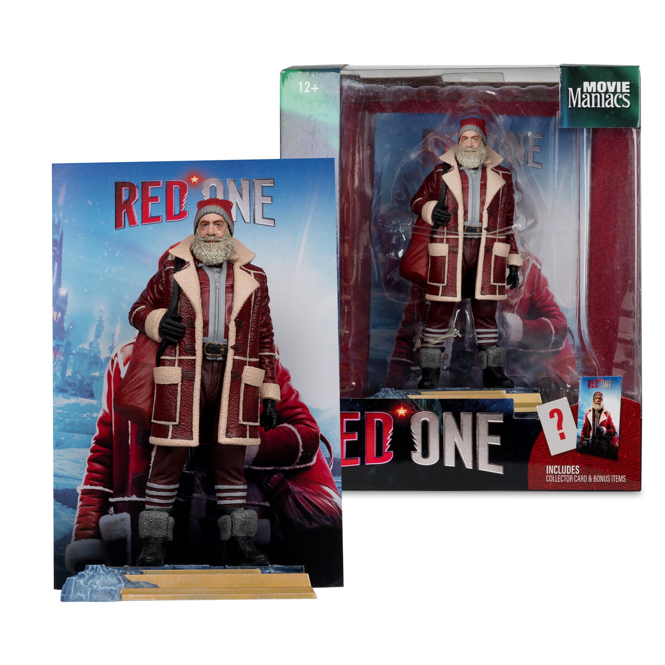 McFarlane Toys Red One Nick 6in posed figure in dynamic display pose for collectors.