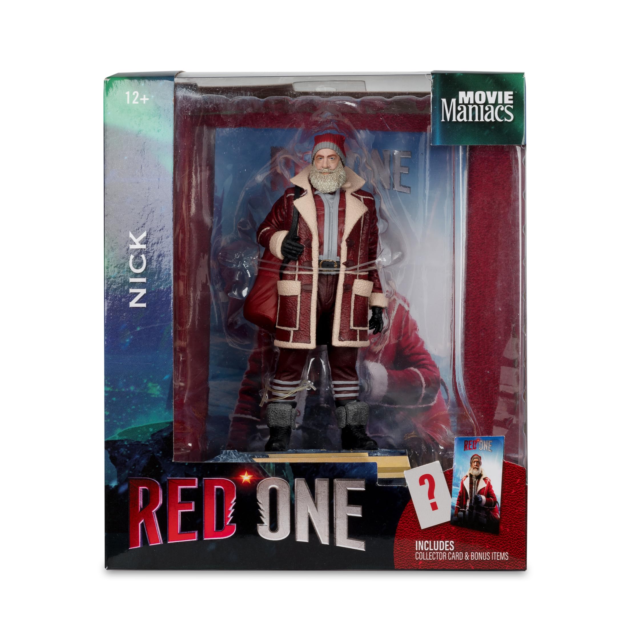 McFarlane Toys 6-inch Red One Nick poseable figure for versatile shelf and diorama setups.